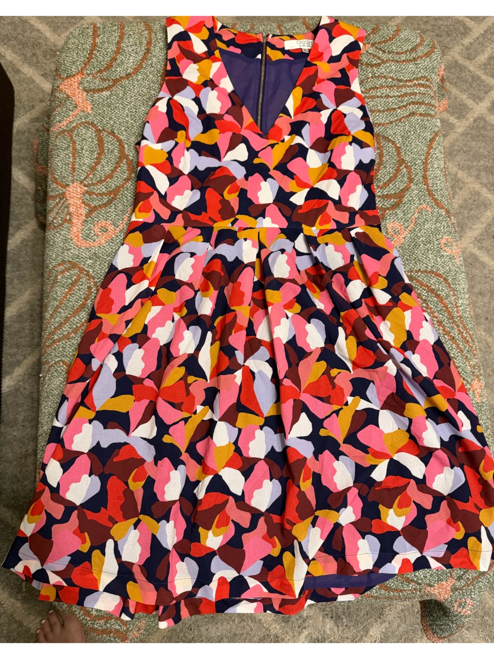 Crosby Women's Multicolor Printed A-Line Skirt